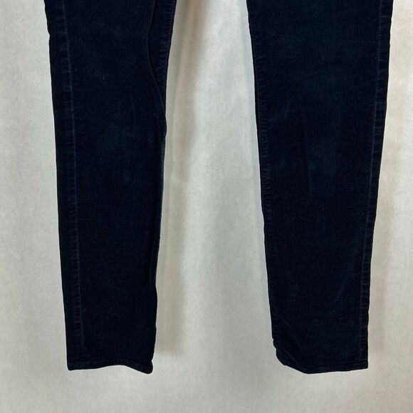 Adriano Goldschmied AG The Stevie Slim Straight Corduroy Pants Sz 26R Black - Picture 3 of 12